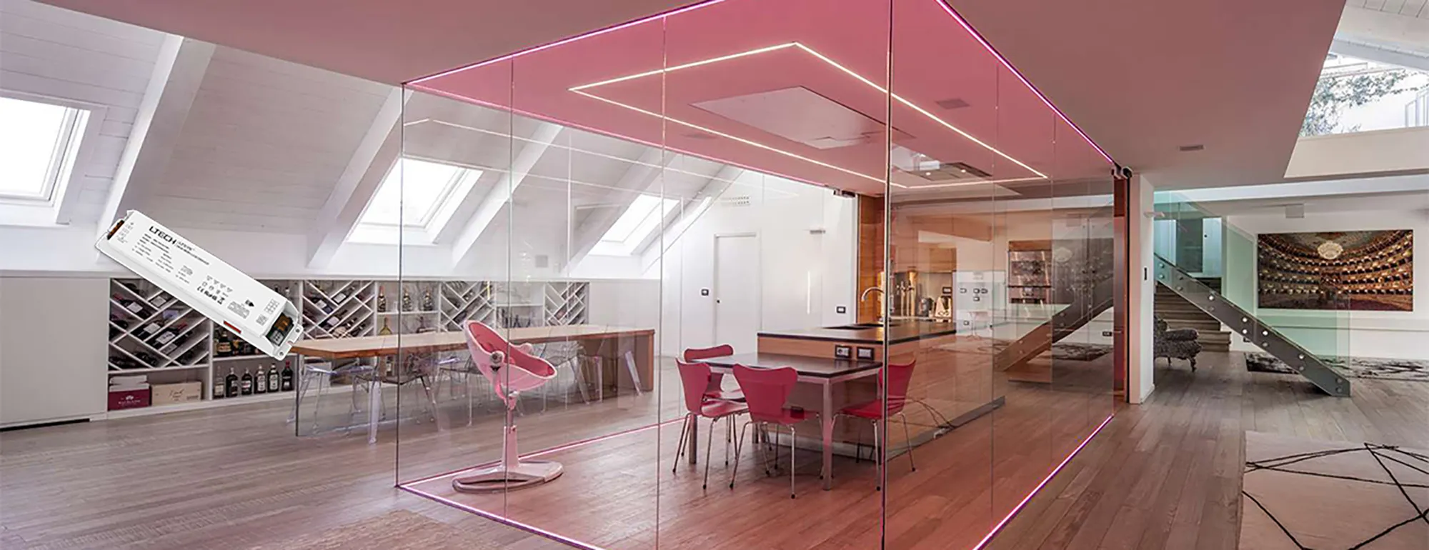 DMX512/RDM, Push Dim, PWM, 150W, C.Voltage Dimmable Driver, 12V 4.15A x 3CH, EFF>91%, 3yrs Warranty. DMX-150-12-F3M1  LTECH DMX Constant Voltage